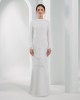 KATE DRESS IN OFF WHITE